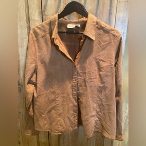 St. John bay button up- brown